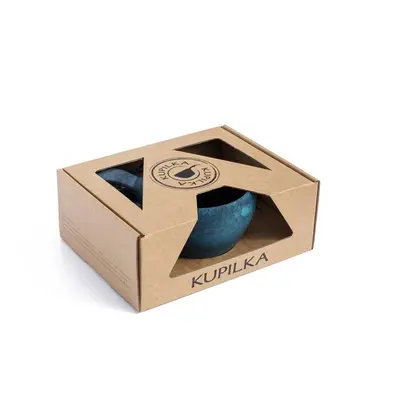 Kupilka KUKSA 370 ml Large + spork 205 SET - Blueberry (BLUE)