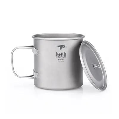 Keith Titanový hrnek s víčkem Mug 650 ml