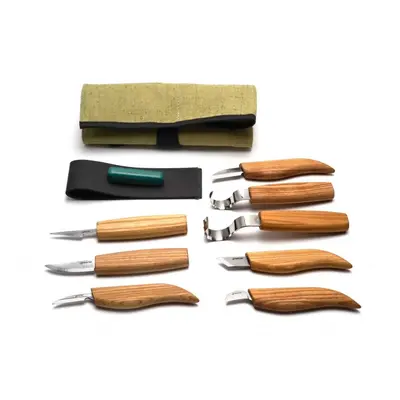 BeaverCraft Řezbářský set S08 Wood Carving Set - 8 typů nožů