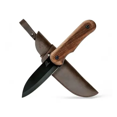 BeaverCraft Nůž Bushcraft Knife BSH5 Shadow Carbon Steel - Walnut