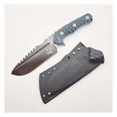 Wander Tactical Nůž URO Saw - Iron Washed / Micarta Black