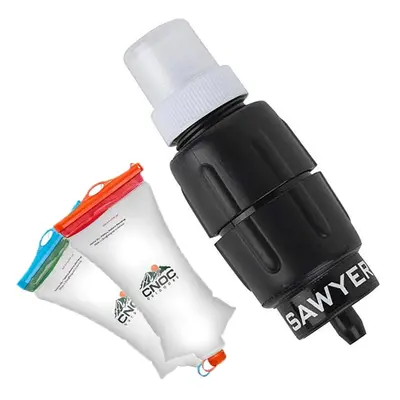 Sawyer Sada vodního filtru SP2129 MICRO + 2x Skládací láhev CNOC Vecto 2L