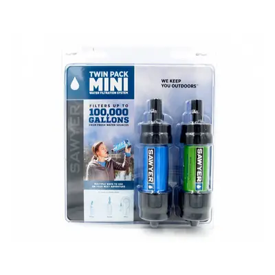 Sawyer Vodní cestovní filtr SP128 Twin Pack MINI Filter - Blue / Green