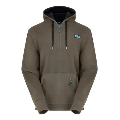 Ridgeline Mikina Ballistic Long Sleeved Fleece Hoodie - Smokey Olive