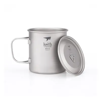 Keith Titanový hrnek s víčkem Mug 600 ml