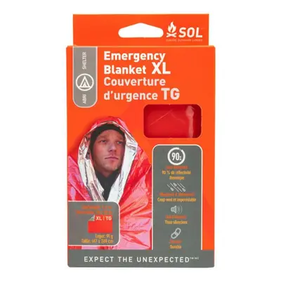 S.O.L. Survive Outdoors Longer Termofólie a nouzová přikrývka pro 2 osoby S.O.L. Emergency Blank