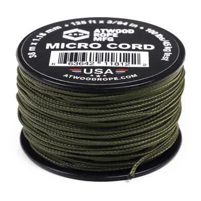 ATwood Rope Padáková šňůra Micro Cord 37,5 m Olive Drab