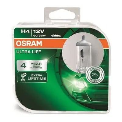 Autožárovka OSRAM Ultra Life H4 60/55W P43t 2ks