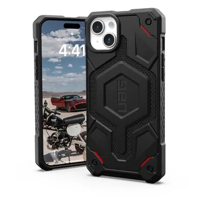 Kryt na mobil UAG Monarch Pro MagSafe Kevlar Black iPhone 15 Plus