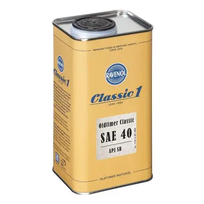 Motorový olej RAVENOL Oldtimer Classic SAE 40 API SB; 1 L