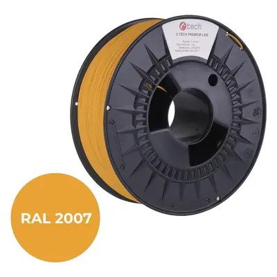 Filament C-TECH filament PREMIUM LINE PLA luminiscenční světlá oranžová RAL2007