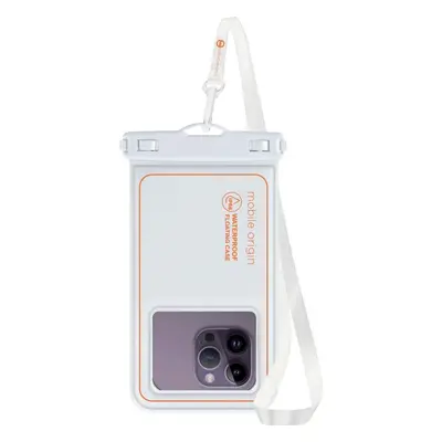 Vodotěsné pouzdro Mobile Origin Waterproof Floating Case 6.5" White/Orange