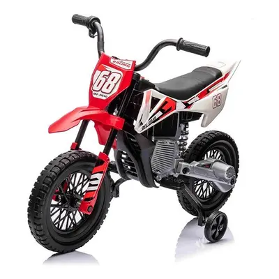 Dětská elektrická motorka Motocross Red