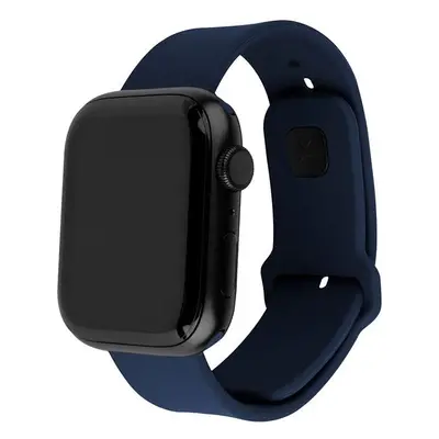 Řemínek FIXED Silicone Sporty Strap pro Apple Watch 42/44/45mm modrý