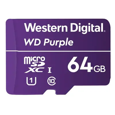 Paměťová karta WD SDXC 64GB Purple QD101