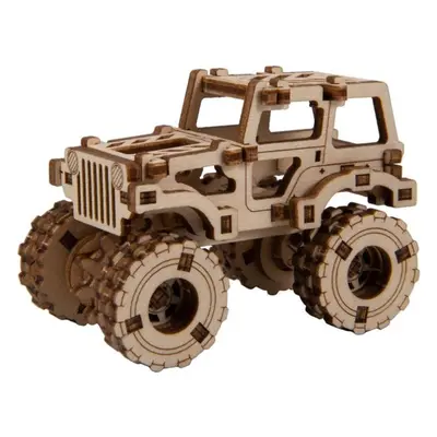 3D puzzle Wooden city 3D puzzle Superfast Monster Truck č.1