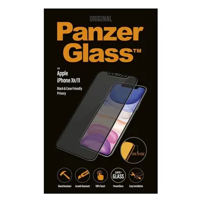 Ochranné sklo PanzerGlass Edge-to-Edge Privacy pro Apple iPhone XR/11 černé