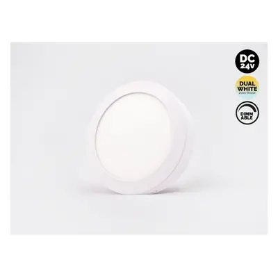 Kama Lights Přisazený LED panel 24V Dual White PLP225R 18W, černá