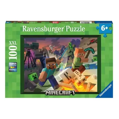 Puzzle Ravensburger puzzle 133338 Minecraft: Monstra z Minecraftu 100 dílků