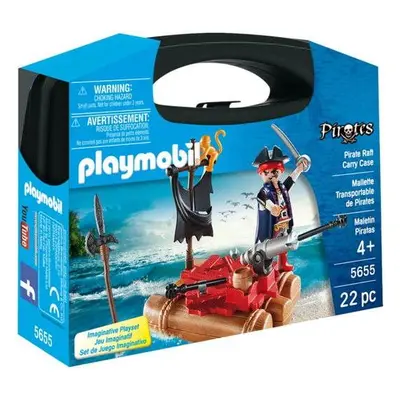 Stavebnice Playmobil 5655 Přenosný box - Pirát na voru