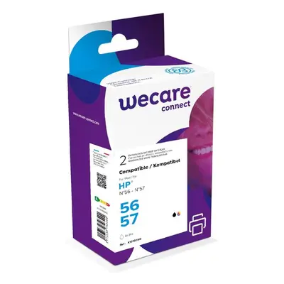 WECARE ARMOR ink sada kompatibilní s HP C6656A/C6657A,černá/3 color