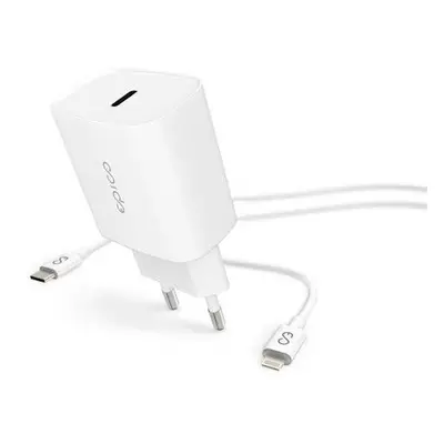 Nabíječka do sítě Epico 20W síťová nabíječka + USB-C/Lightning kabel, délka 1,2 m, certifikace M