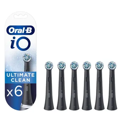 Náhradní hlavice k zubnímu kartáčku Oral-B iO Ultimate Clean černý, 6 ks