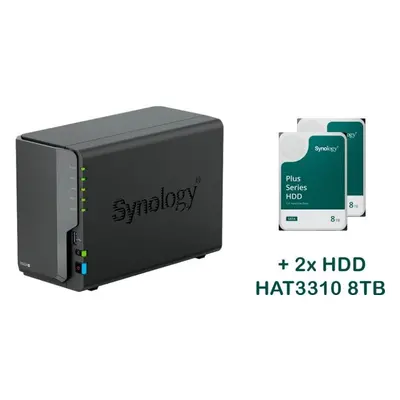 NAS Synology DS224+ 2x HAT3310-8T (16TB)