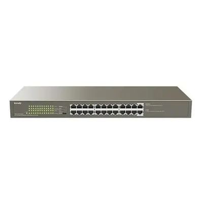 Switch Tenda TEG1124P-24-250W PoE AT Gigabit Switch 225W, VLAN, Rackmount