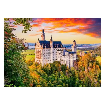 Puzzle Enjoy Zámek Neuschwanstein na podzim, Německo 1000 dílků