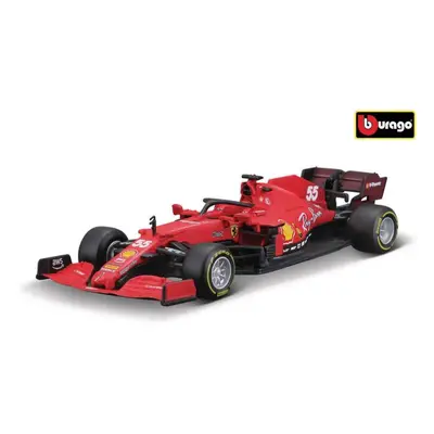 Bburago 1:43 Ferrari Racing F1 SF21 #55 (Carlos Sainz) s helmou