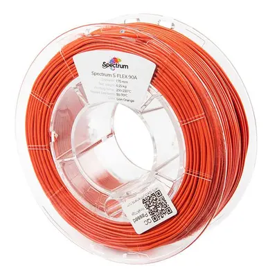 Spectrum 3D filament, S-Flex 90A, 1,75mm, 250g, 80251, lion orange