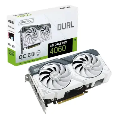 Grafická karta ASUS DUAL GeForce RTX 4060 O8G WHITE