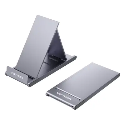 Držák na mobilní telefon Vention Portable 3-Angle Cell Phone Stand Holder for Desk Gray Aluminiu