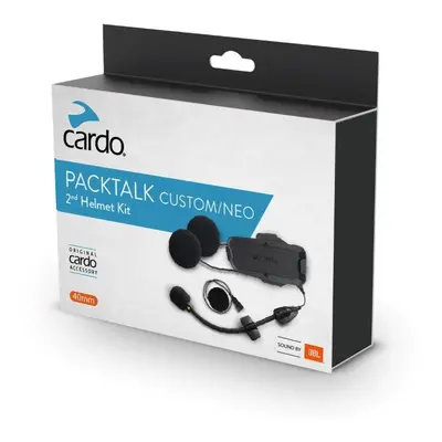 Cardo PACKTALK NEO a CUSTOM audio sada JBL pro druhou helmu