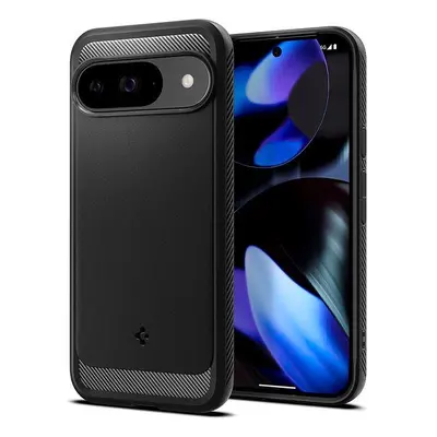 Kryt na mobil Spigen Rugged Armor Matte Black Google Pixel 9 Pro/Pixel 9