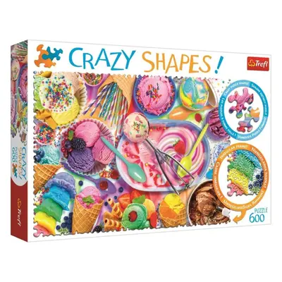 Puzzle Trefl Crazy Shapes puzzle Sladké sny 600 dílků