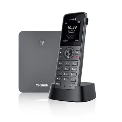 Yealink W73P, IP DECT báze+ručka, PoE, 1,8" bar.disp., až 10 ruček