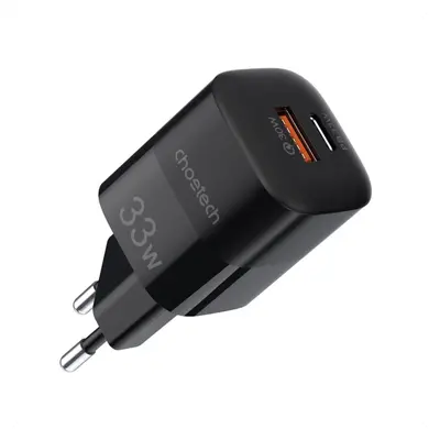 Nabíječka do sítě ChoeTech PD33w A+C wall charger(black)