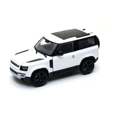 Kovový model Land Rover Defender bílý 1:24