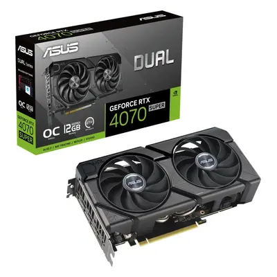 Grafická karta ASUS DUAL GeForce RTX 4070 SUPER O12G EVO