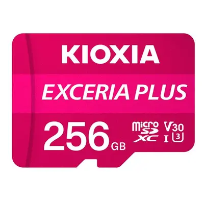 Kioxia Paměťová karta Exceria Plus (M303), 256GB, microSDXC, LMPL1M256GG2, UHS-I U3 (Class 10)