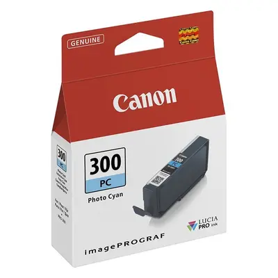 Cartridge Canon PFI-300PC foto azurová