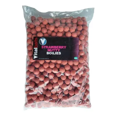 Vitalbaits Boilies Strawberry Nutty 5kg 18mm