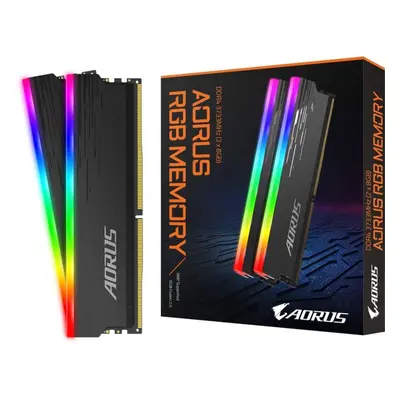 Operační paměť GIGABYTE AORUS 16GB KIT DDR4 3733MHz CL18 RGB