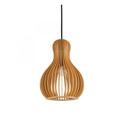 Ideal Lux 159867 závěsné stropní svítidlo Citrus 1x60W|E27 - dřevo