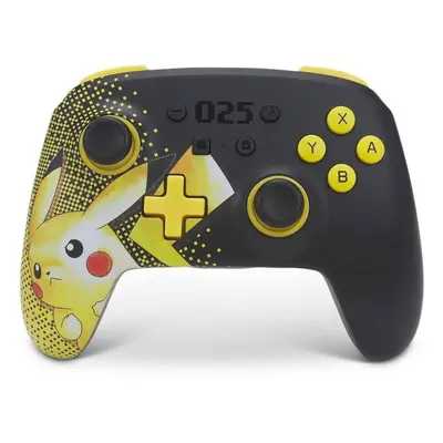 Gamepad PowerA Enhanced Wireless Controller - Pokémon Pikachu 025 - Nintendo Switch