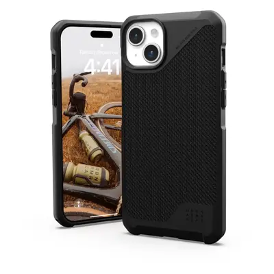 Kryt na mobil UAG Metropolis LT MagSafe Kevlar Black iPhone 15 Plus