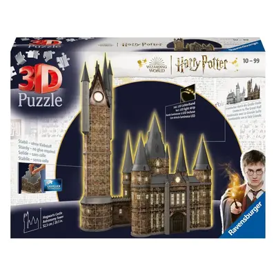 Puzzle Harry Potter: Bradavický hrad - Astronomická věž (Noční edice) 540 dílků