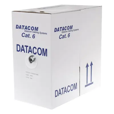 Síťový kabel Datacom licna (lanko), CAT6, UTP, 305m/box